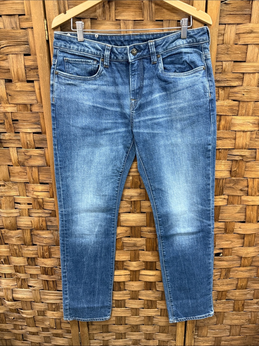 Buffalo David Bitton Men's Slim Straight Medium Blue Jeans